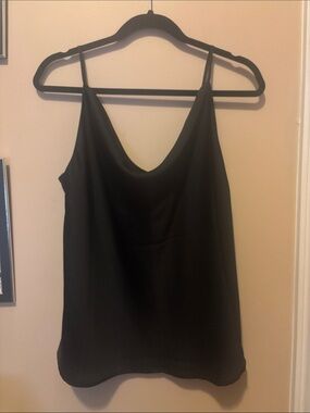 Shinestar Black Spaghetti Strap Cami